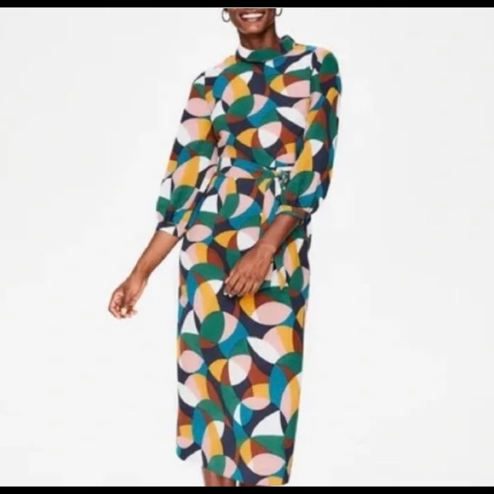 Boden Circle Geo Lottie Dress